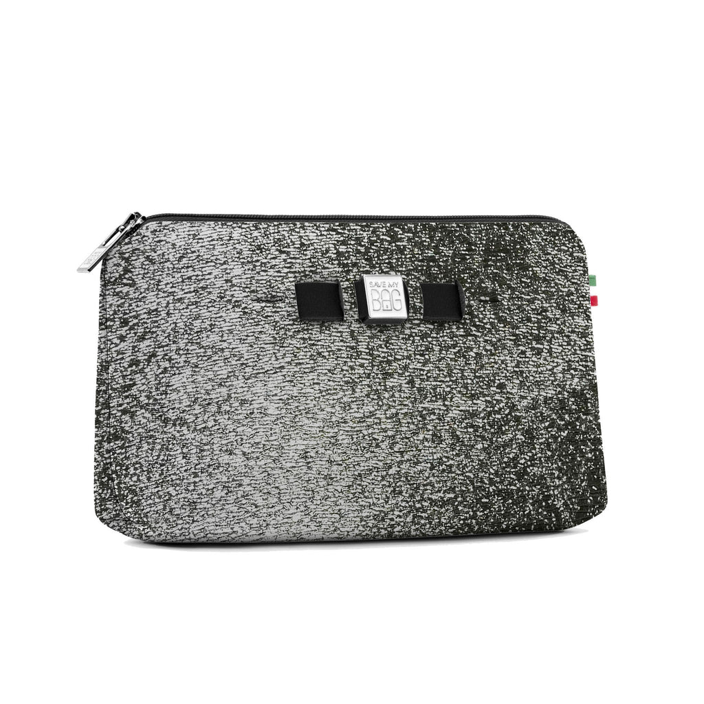 Medium Travel Pouch* Luna Silver