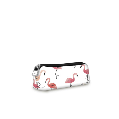 Travel pouch mini* Pink flamingo