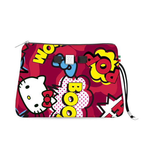 Travel Pouch Large* Hello Kitty Comic Red