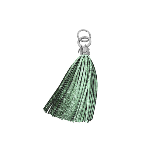 Maxi Tassel Keychain Luna Green