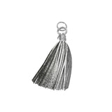 Maxi Tassel Keychain Luna Silver