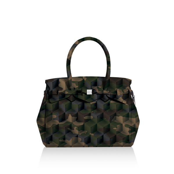 Miss Plus* Camouflage Green