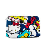 Medium travel pouch* HELLO KITTY COMICS BLUE