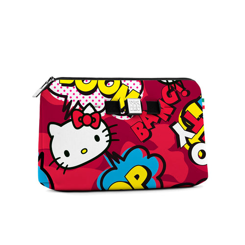 Medium travel pouch* HELLO KITTY COMICS RED